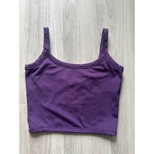 Crop Shop‎ Boutique CSB Purple Cropped Tank size Medium